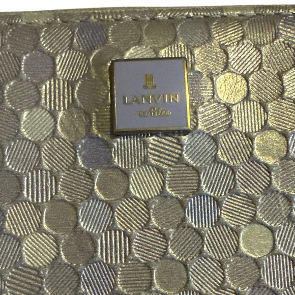 LANVIN Collection Textured Leather Continental Wallet in Great Condition - Picture 6 of 17